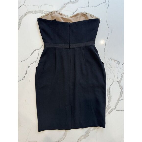 BCBGMaxAzria Daphne Corset Mini Dress in Black Size 0 - Picture 2 of 4